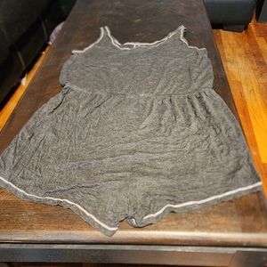 Grey super soft torrid sleep romper
